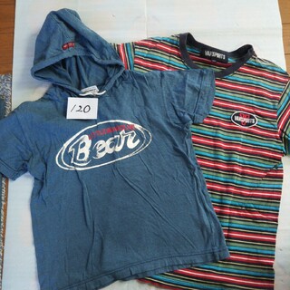 リトルベアークラブ(LITTLE BEAR CLUB)の120cm 半袖Tシャツ 2枚セット⑤(Tシャツ/カットソー)