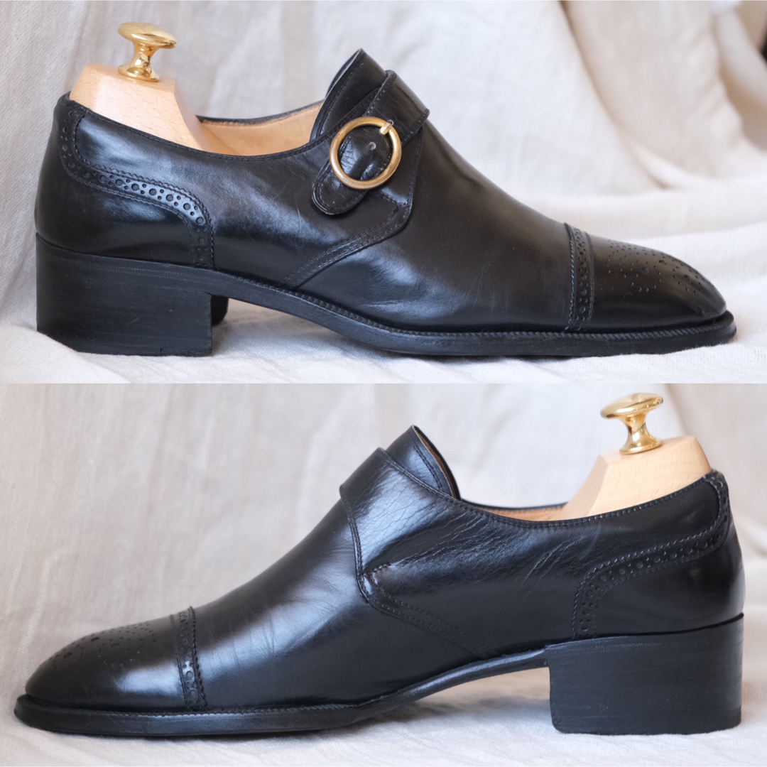 TANINO CRISCI(タニノクリスチー)のTANINO CRISCI タニノクリスチー ブローグモンクストラップ5D メンズの靴/シューズ(ドレス/ビジネス)の商品写真