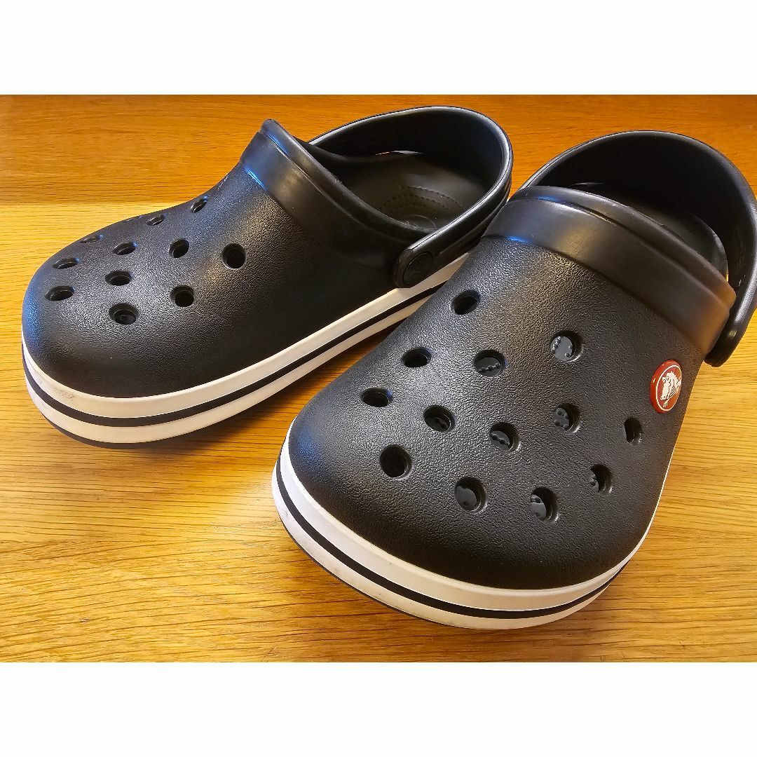 crocs(クロックス)のクロックス サンダル キッズ 20㎝ 中古 キッズ/ベビー/マタニティのキッズ靴/シューズ(15cm~)(サンダル)の商品写真