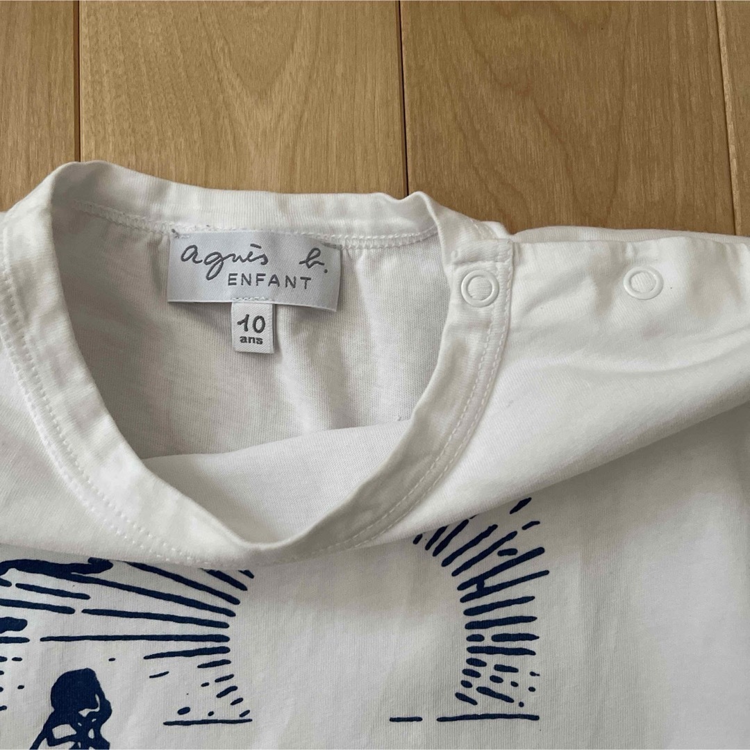 agnes b.(アニエスベー)のアニエスb キッズTシャツ　10ans キッズ/ベビー/マタニティのキッズ服男の子用(90cm~)(Tシャツ/カットソー)の商品写真