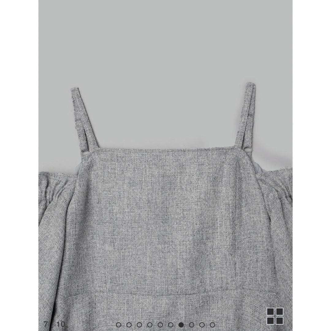 olu. サマーツイードキャミソールトップス レディースのトップス(シャツ/ブラウス(長袖/七分))の商品写真