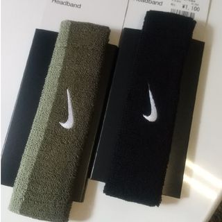 ナイキ(NIKE)のNIKE ヘアバンド ヘッドバンド  黒セット  NIKEFC(バンダナ/スカーフ)