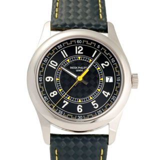 PATEK PHILIPPE - パテック・フィリップ PATEK PHILIPPE カラトラバ 6007G-001 イエロー/ブラック文字盤 新古品 腕時計 メンズ