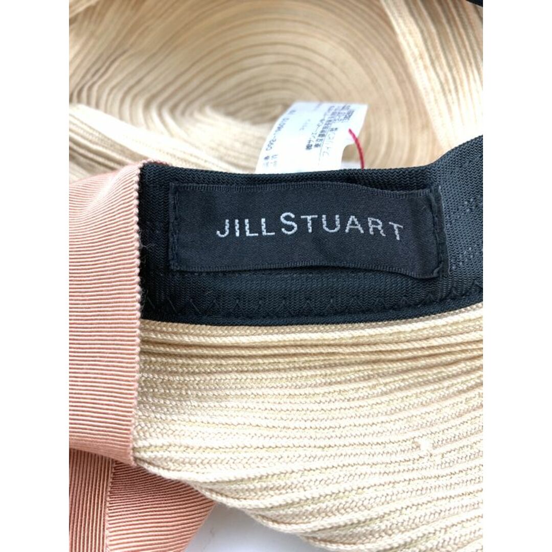 JILLSTUART(ジルスチュアート)のジルスチュアート ハット 未使用 麦わら帽子 つば広 リボン ブランド レディース ベージュ JILLSTUART レディースの帽子(ハット)の商品写真