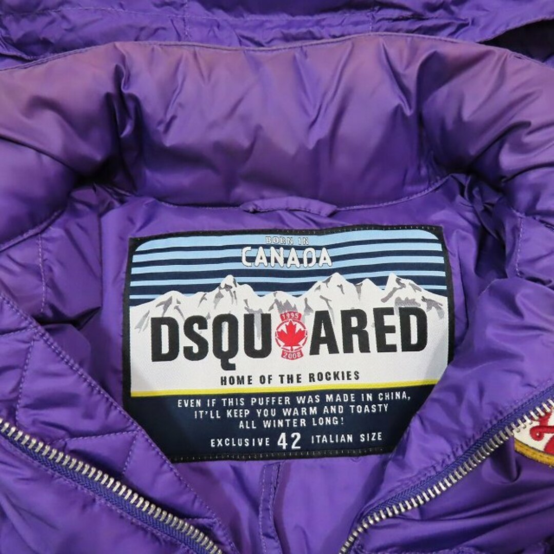 DSQUARED2(ディースクエアード)のディースクエアード DSQUARED2 中綿 ワッペン ジャケット ブルゾン レディースのジャケット/アウター(ブルゾン)の商品写真