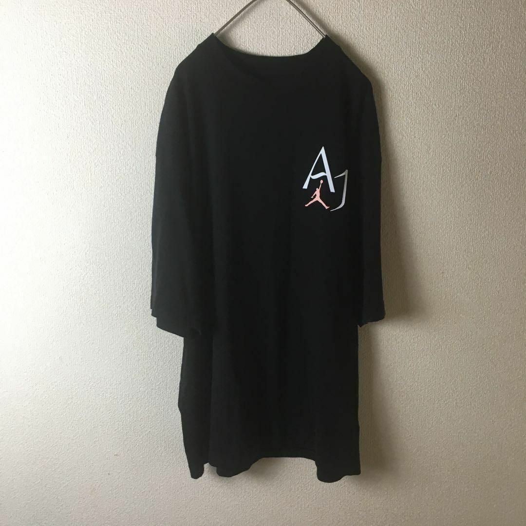 AIR JORDAN Tシャツ 半袖　バックプリント　XLメンズ　黒 メンズのトップス(Tシャツ/カットソー(半袖/袖なし))の商品写真