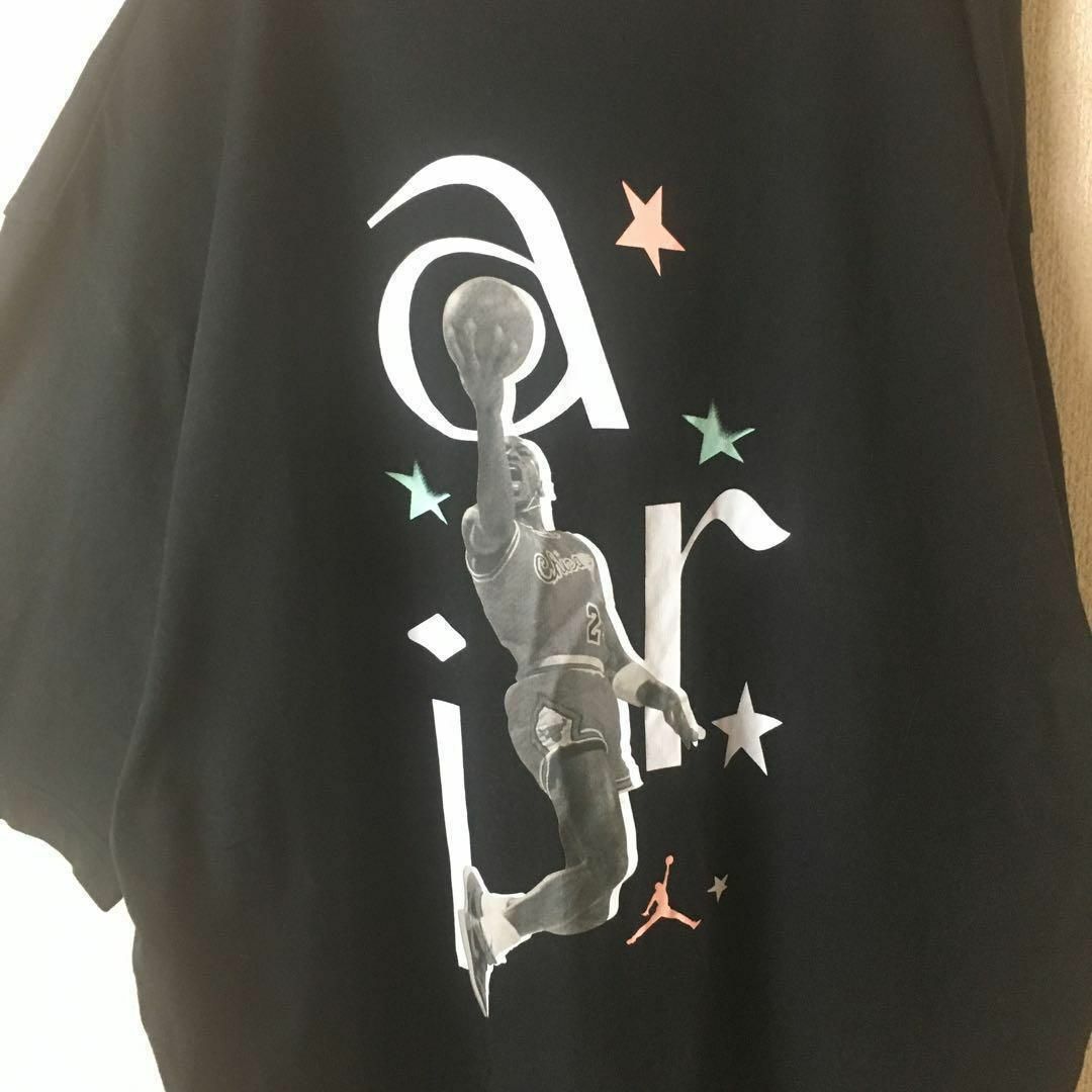 AIR JORDAN Tシャツ 半袖　バックプリント　XLメンズ　黒 メンズのトップス(Tシャツ/カットソー(半袖/袖なし))の商品写真