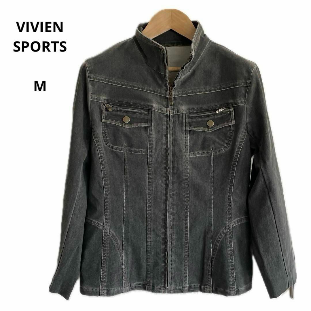 VIVIEN SPORTS(ヴィヴィアンスポーツ)の美品 VIVIEN SPORTS ヴィヴィアン スポーツ ジャケット M レディースのジャケット/アウター(Gジャン/デニムジャケット)の商品写真