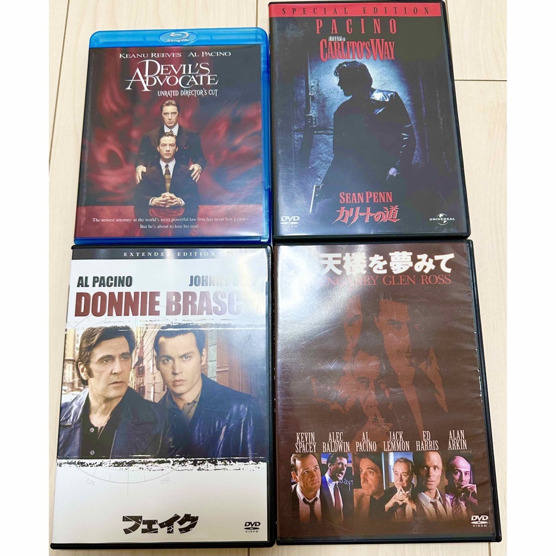 DVD ディアボロス、フェイク、カリートの道、摩天楼を夢みて エンタメ/ホビーのDVD/ブルーレイ(外国映画)の商品写真