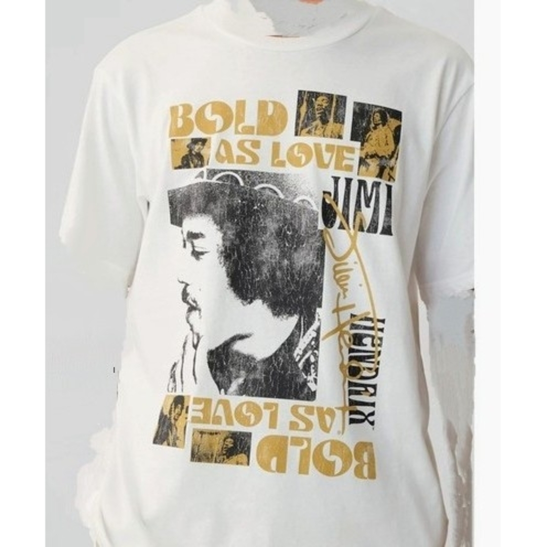 GAP(ギャップ)のJimi Hendrix プリントTシャツ 白ホワイト S / ジミヘン GAP メンズのトップス(Tシャツ/カットソー(半袖/袖なし))の商品写真