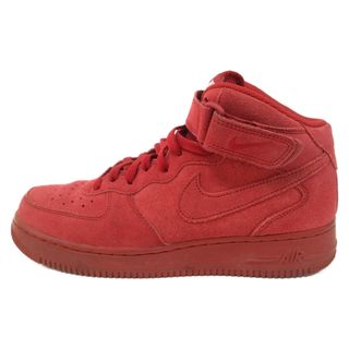 ナイキ(NIKE)のNIKE ナイキ AIR FORCE 1 MID 07 エアフォースミッド ハイカットスニーカー レッド US8/26cm 315123‐609(スニーカー)