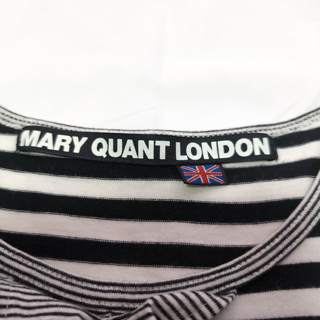 MARY QUANT(マリークワント)のMARY QUANT　マリークワント　ボーダー　カットソー　日本製 レディースのトップス(カットソー(半袖/袖なし))の商品写真