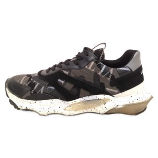 VALENTINO - VALENTINO ヴァレンチノ Bounce Camouflage VLTN Grid Sneakers バウンス カモフラージュ VLTN グリッド ローカット スニーカー ブラック SY2S0B05NBX