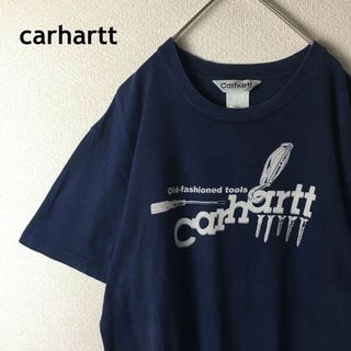 carhartt - A1 カーハート　Tシャツ 半袖　Mメンズ程度　紺