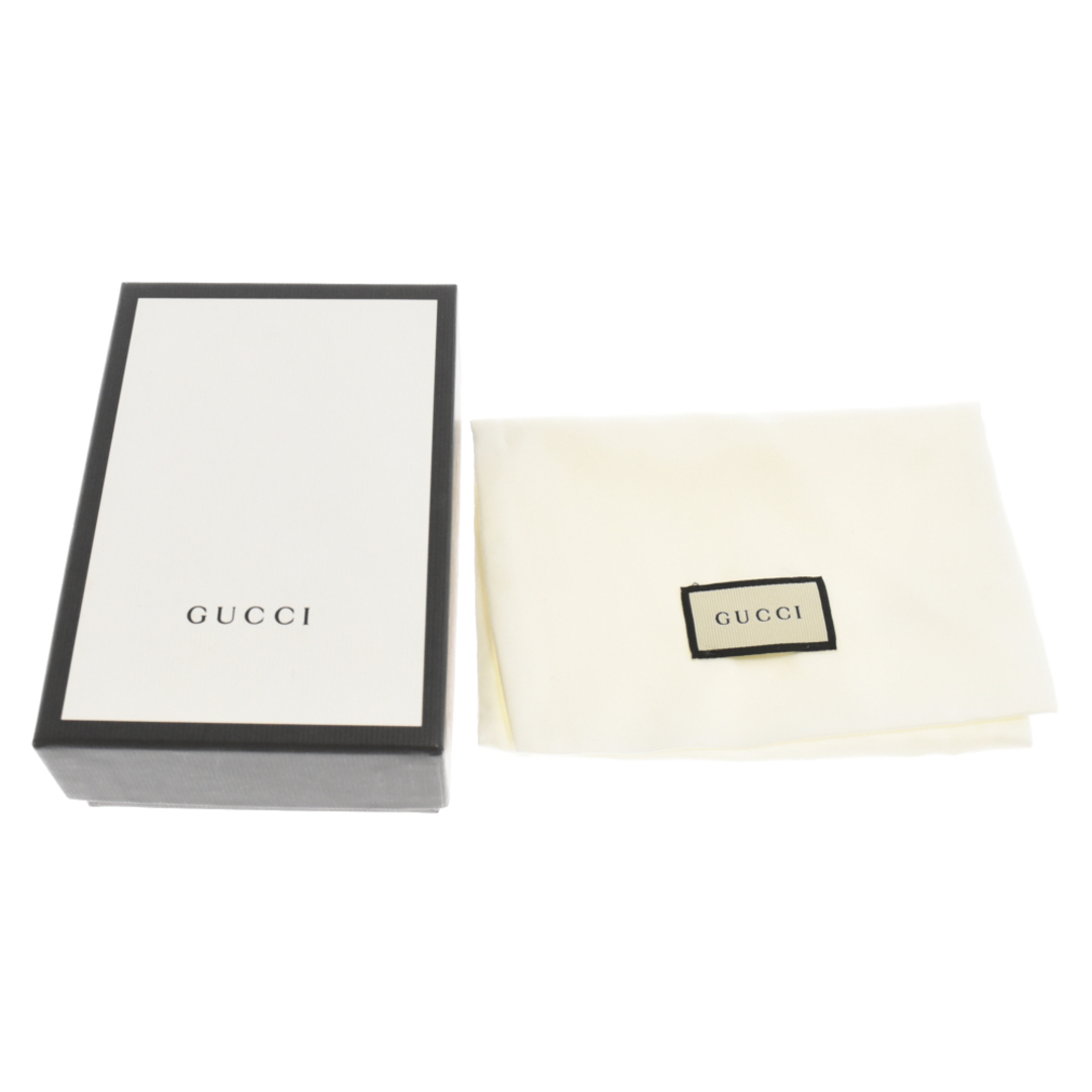 Gucci(グッチ)のGUCCI グッチ ロゴプリント レザーラウンドファスナー コインケース 小銭入れ ブラック 547597 メンズのファッション小物(コインケース/小銭入れ)の商品写真