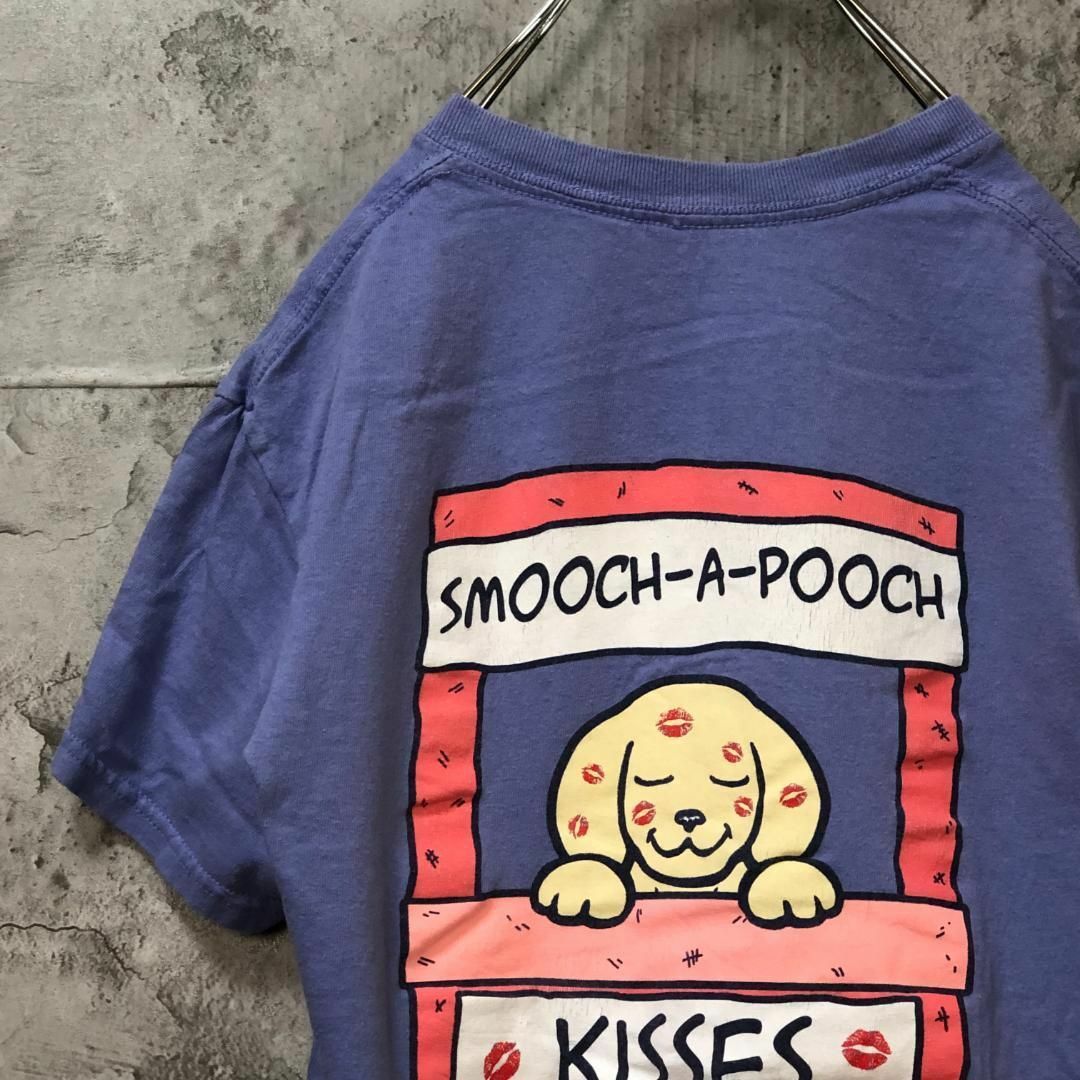 SMOOCH-A-POOCH 犬 キス バックプリント アニマル Tシャツ メンズのトップス(Tシャツ/カットソー(半袖/袖なし))の商品写真