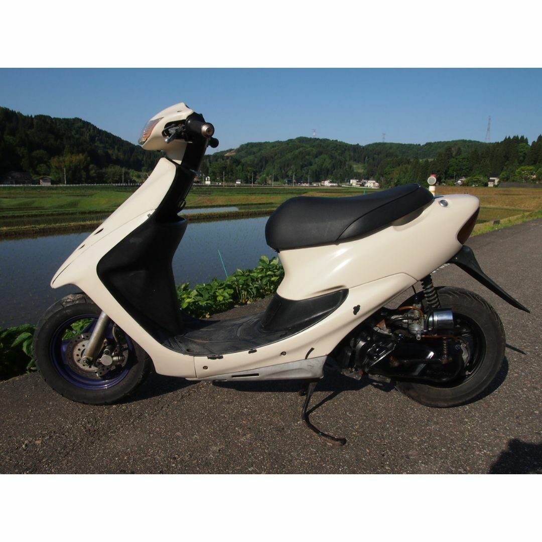 ホンダ(ホンダ)のホンダDIOZXクリーム色実働富山、石川、金沢 自動車/バイクのバイク(車体)の商品写真