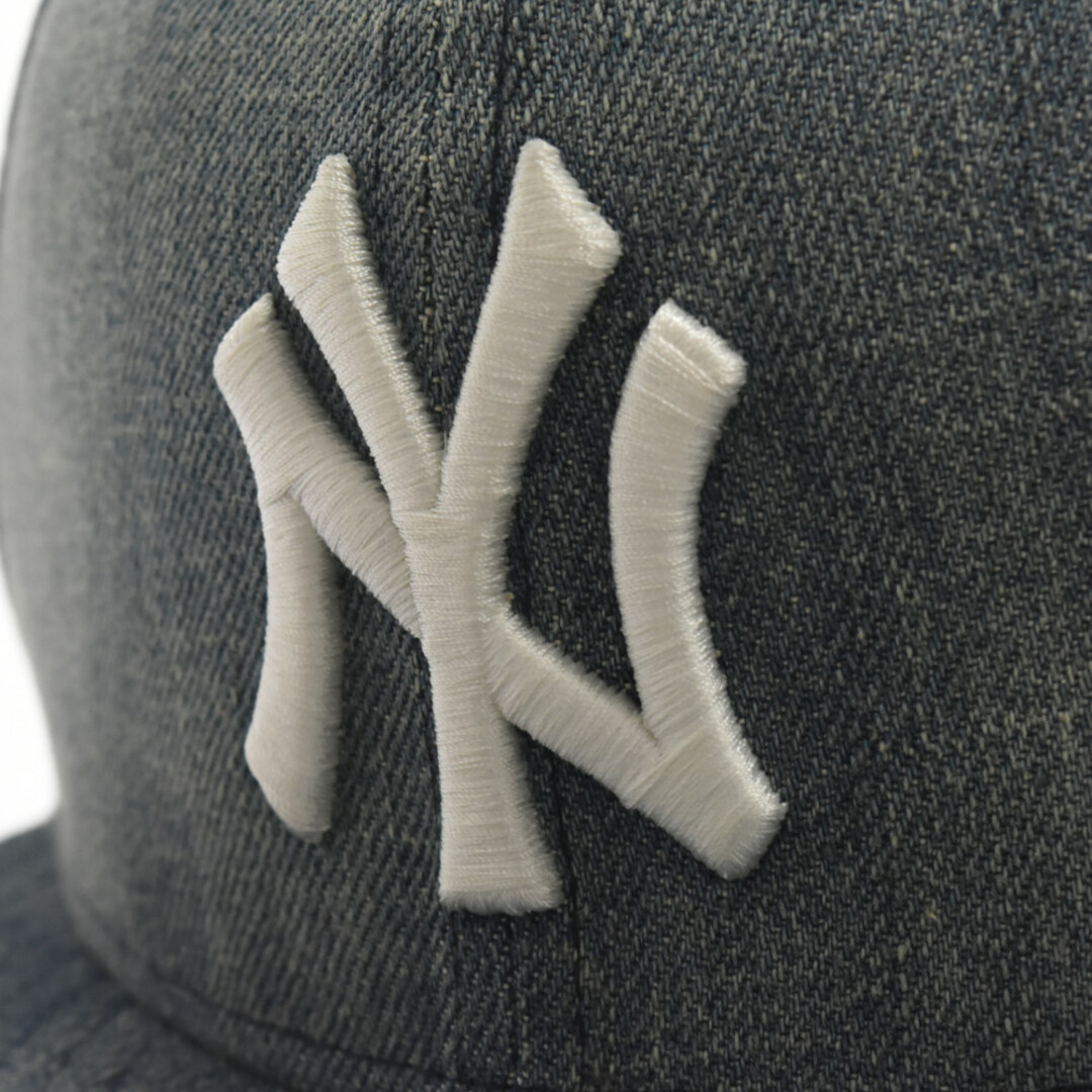 NEW ERA(ニューエラー)のNEW ERA ニューエラ 59FIFTY NY YANKEES DENIM BASEBALL CAP デニム ベースボールキャップ 帽子 インディゴ メンズの帽子(キャップ)の商品写真