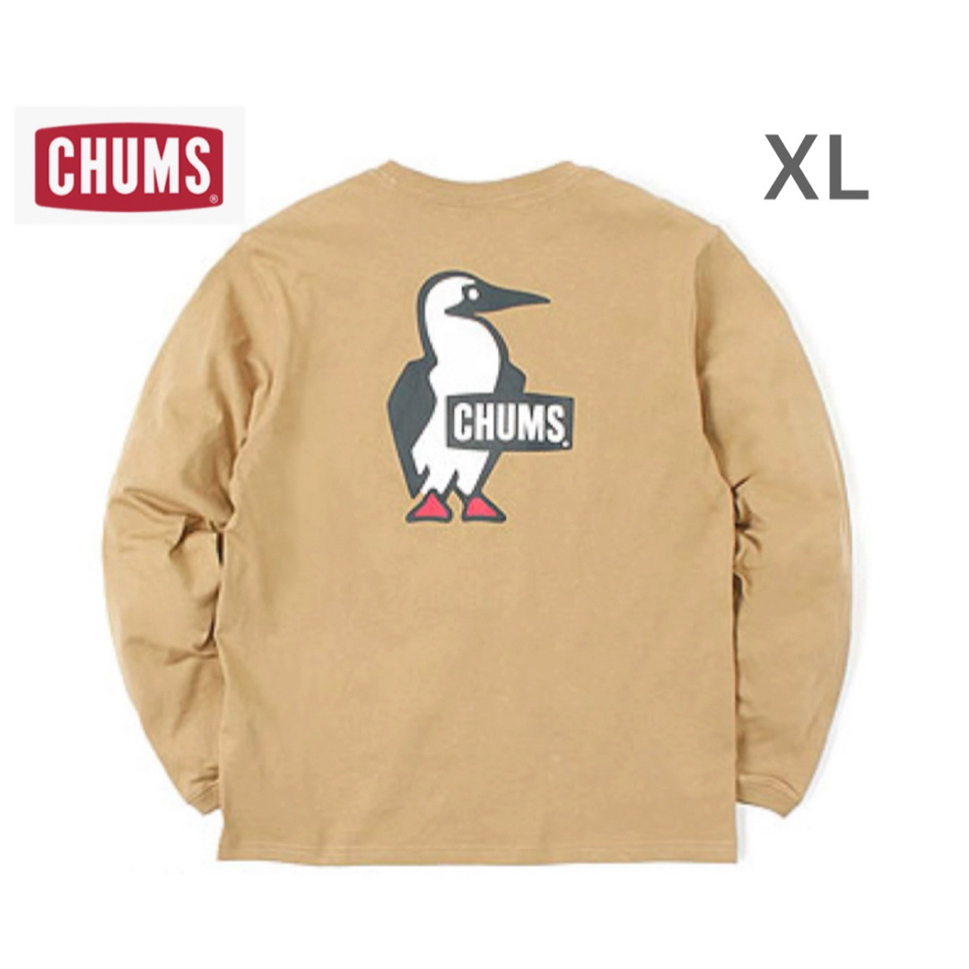 CHUMS(チャムス)の新品タグ付き　CHUMS チャムス　　Booby Logoロング Tシャツ② メンズのトップス(Tシャツ/カットソー(七分/長袖))の商品写真