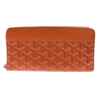 ゴヤール(GOYARD)のGOYARD ゴヤール MATIGNON マティニヨンGM ラウンドファスナージップ ロング ウォレット 長財布 オレンジ(長財布)