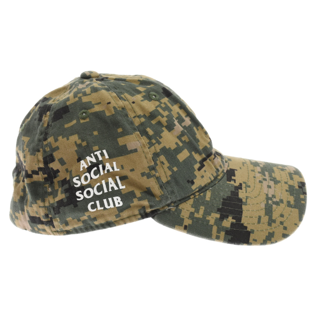 ANTI SOCIAL SOCIAL CLUB(アンチソーシャルソーシャルクラブ)のANTI SOCIAL SOCIAL CLUB アンチソーシャルソーシャルクラブ Mesmerized Digi Camo Cap ロゴプリント デジタル カモフラ 6パネルキャップ 帽子 カーキ メンズの帽子(キャップ)の商品写真