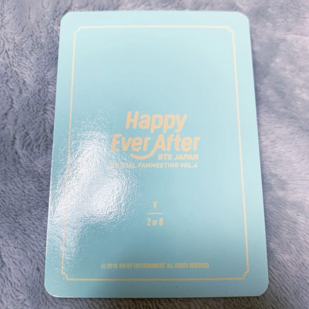 防弾少年団(BTS)(ボウダンショウネンダン)のbts Happy Ever After ミニフォト　テヒョン エンタメ/ホビーのCD(K-POP/アジア)の商品写真