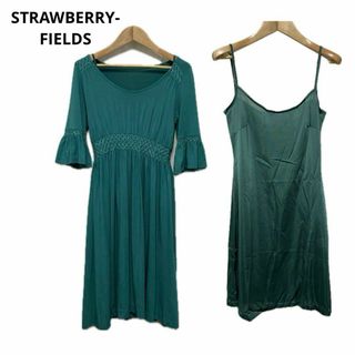 美品 STRAWBERRY-FIELDS ストロベリー フィールズ ワンピース