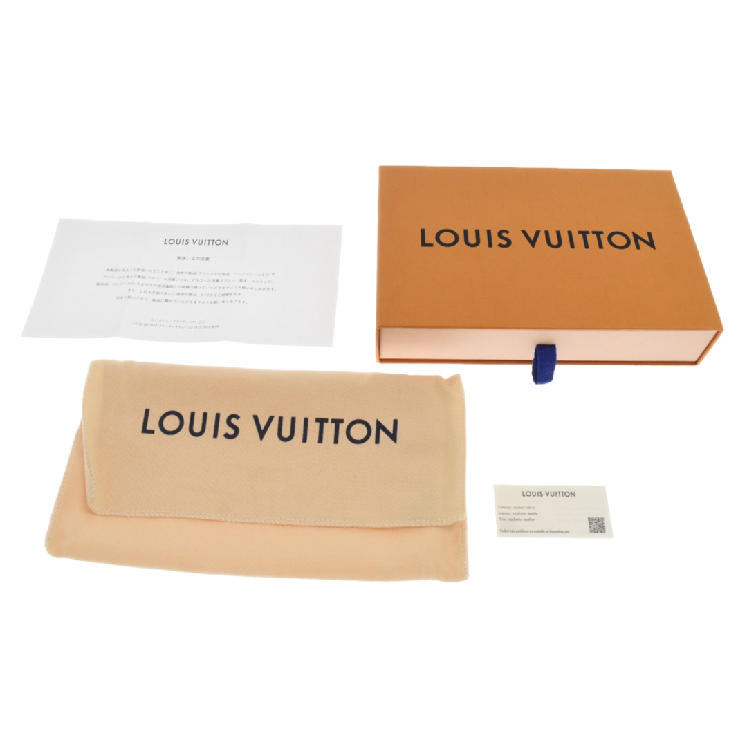 LOUIS VUITTON(ルイヴィトン)のLOUIS VUITTON ルイヴィトン ポルト フォイユ ブラザ タイガラマ 二つ折りウォレット 長財布 ホワイト M30298 RFID メンズのファッション小物(長財布)の商品写真