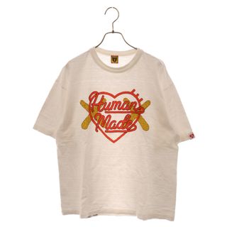 HUMAN MADE ヒューマンメイド 23AW×KAWS MADE GRAPHIC T-SHIRT カウズ メイド グラフィック Tシャツ 半袖カットソー ホワイト