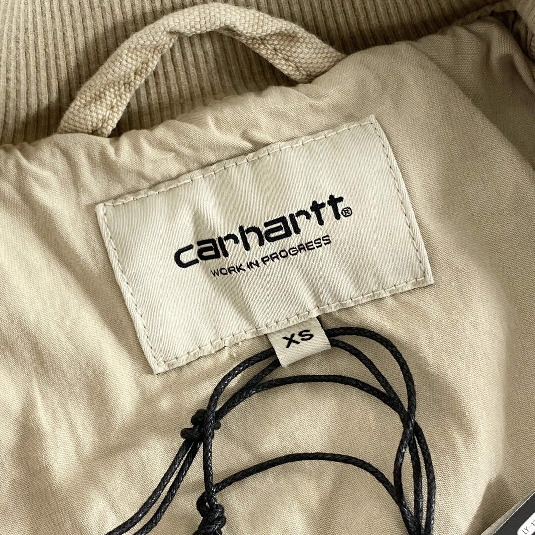 carhartt(カーハート)の60e12 《未使用保管品》 タグ付 Carhartt WIP カーハート ダブルアイピ― SANTA FE BOMBER サンタフェボンバー ジャケット ブルゾン I030284 XSサイズ ベージュ コットン レディースのジャケット/アウター(ブルゾン)の商品写真