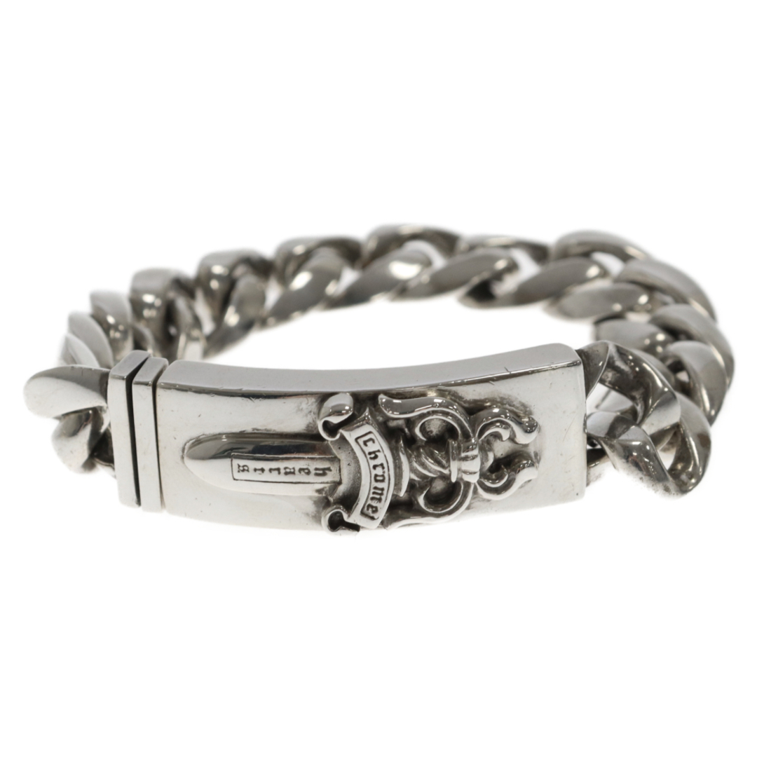 Chrome Hearts(クロムハーツ)のCHROME HEARTS クロムハーツ ID DAGGER ダガーIDクラシックリンク シルバーブレスレット 13LINK メンズのアクセサリー(ブレスレット)の商品写真