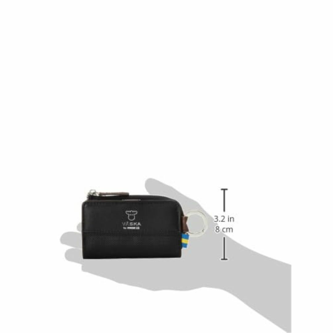 【色:ブラック】[モズ] VASKA グルーシス キーケース＆小銭入れ コインケ レディースのバッグ(その他)の商品写真
