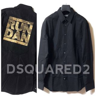 ディースクエアード(DSQUARED2)の新品 DSQUARED2 ディースクエアード RUNDAN 長袖 シャツ 48(シャツ)