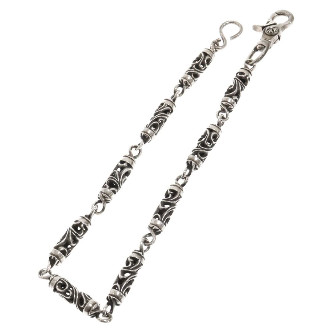 Chrome Hearts(クロムハーツ)のCHROME HEARTS クロムハーツ Roller 9Link Chain 1クリップ ローラー ウォレットチェーン シルバー 9リンク オールド刻印 国内ギャランティ付き メンズのファッション小物(ウォレットチェーン)の商品写真