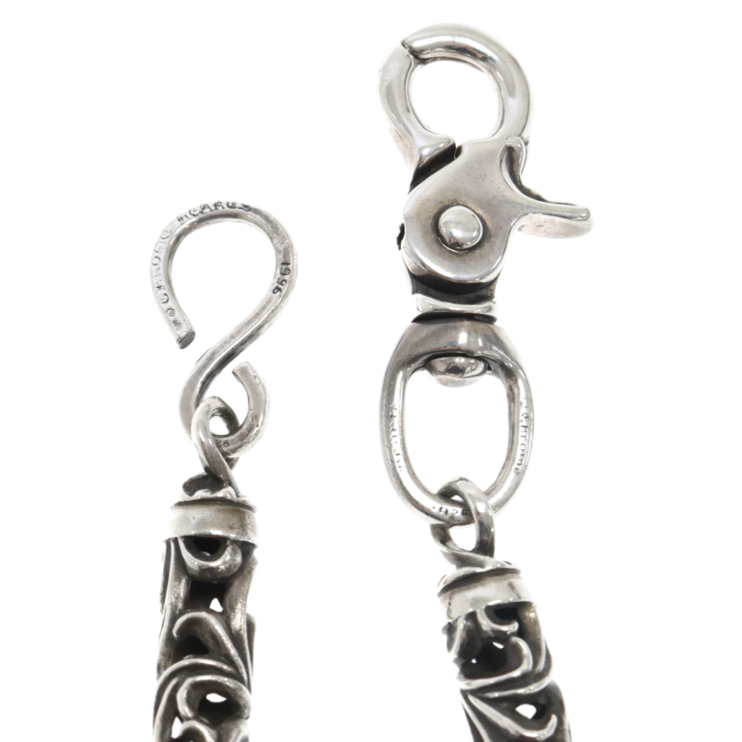 Chrome Hearts(クロムハーツ)のCHROME HEARTS クロムハーツ Roller 9Link Chain 1クリップ ローラー ウォレットチェーン シルバー 9リンク オールド刻印 国内ギャランティ付き メンズのファッション小物(ウォレットチェーン)の商品写真