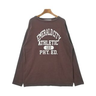 フレームワーク(FRAMeWORK)のFRAMeWORK フレームワーク Tシャツ・カットソー -(M位) 茶 【古着】【中古】(カットソー(半袖/袖なし))