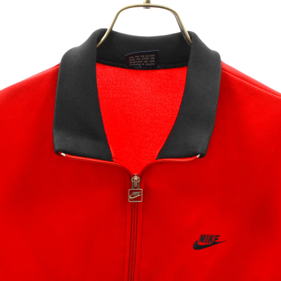 NIKE(ナイキ)のNIKE ナイキ 80S VINTAGE ヴィンテージ 紺タグ ジャージ トラックジャケット レッド メンズのジャケット/アウター(フライトジャケット)の商品写真