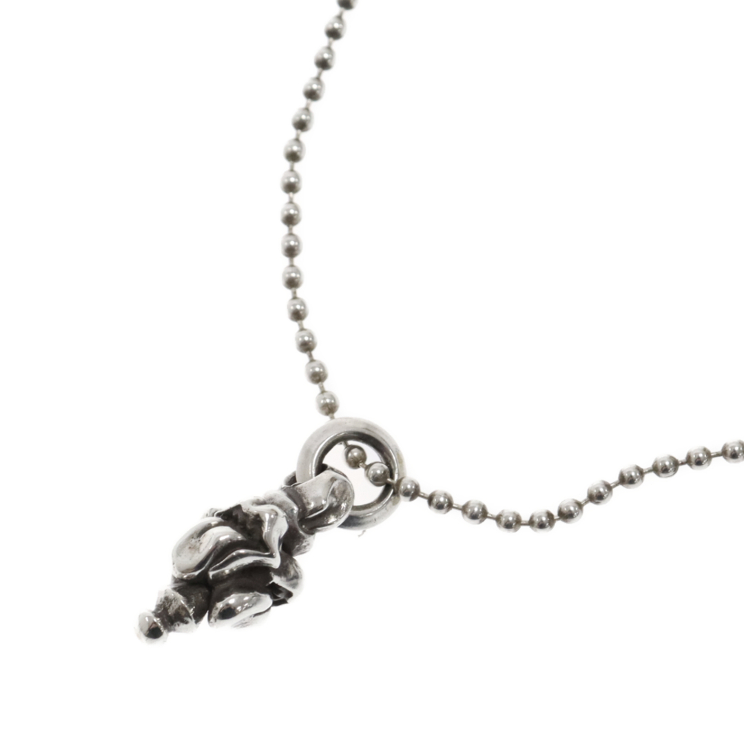 Chrome Hearts(クロムハーツ)のCHROME HEARTS クロムハーツ LIPS TONGUE CHARM リップアンドタンチャーム シルバーネックレス シルバー メンズのアクセサリー(ネックレス)の商品写真