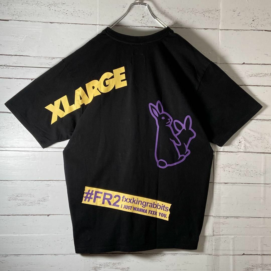 #FR2(エフアールツー)のJ3【美品】FR2×エクストララージ☆ビッグロゴ 限定コラボ Tシャツ 希少ＸＬ メンズのトップス(Tシャツ/カットソー(半袖/袖なし))の商品写真