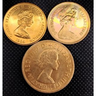 イギリス　エリザベス　コイン　硬貨　まとめ売り(貨幣)