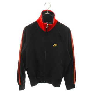 ナイキ(NIKE)のNIKE ナイキ 80S VINTAGE ヴィンテージ 紺タグ ジャージ トラックジャケット ブラック/レッド(フライトジャケット)