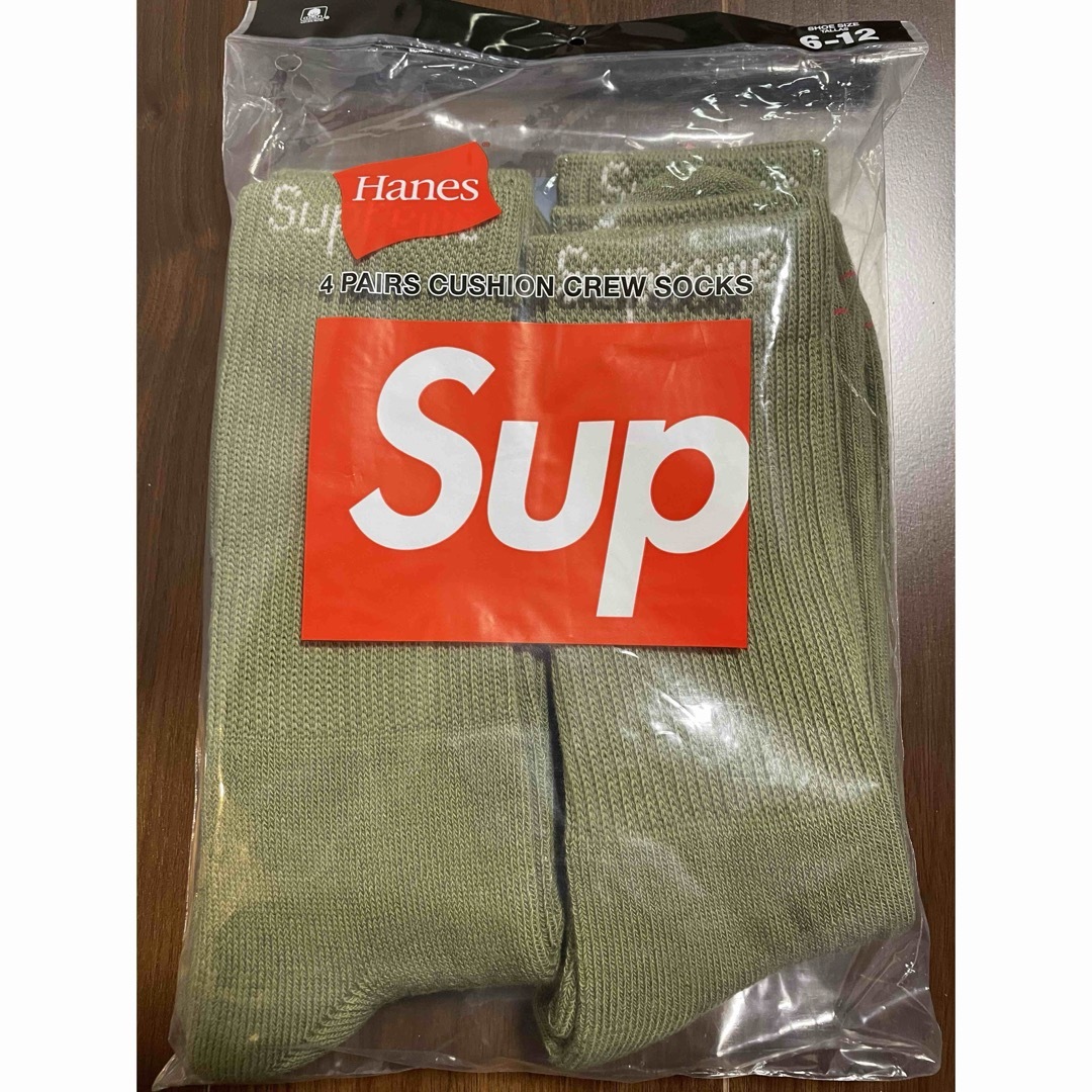 Supreme(シュプリーム)のsupreme®︎henes®︎cushion crew socks一足セット メンズのレッグウェア(ソックス)の商品写真