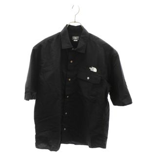 ザノースフェイス(THE NORTH FACE)のTHE NORTH FACE ザノースフェイス 23SS S/S NUPTSE SHIRT ショートスリーブ ボックスシルエット ヌプシ 半袖シャツ ブラック NR22331(シャツ)