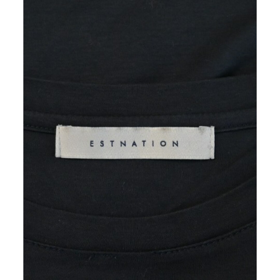 ESTNATION(エストネーション)のESTNATION エストネーション Tシャツ・カットソー S 濃紺 【古着】【中古】 メンズのトップス(Tシャツ/カットソー(半袖/袖なし))の商品写真