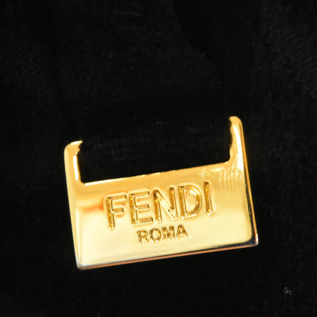 FENDI(フェンディ)のFENDI フェンディ ズッカ柄 ベルベット トラウザー トラック パンツ ブラック FB0496 AHCA メンズのパンツ(その他)の商品写真