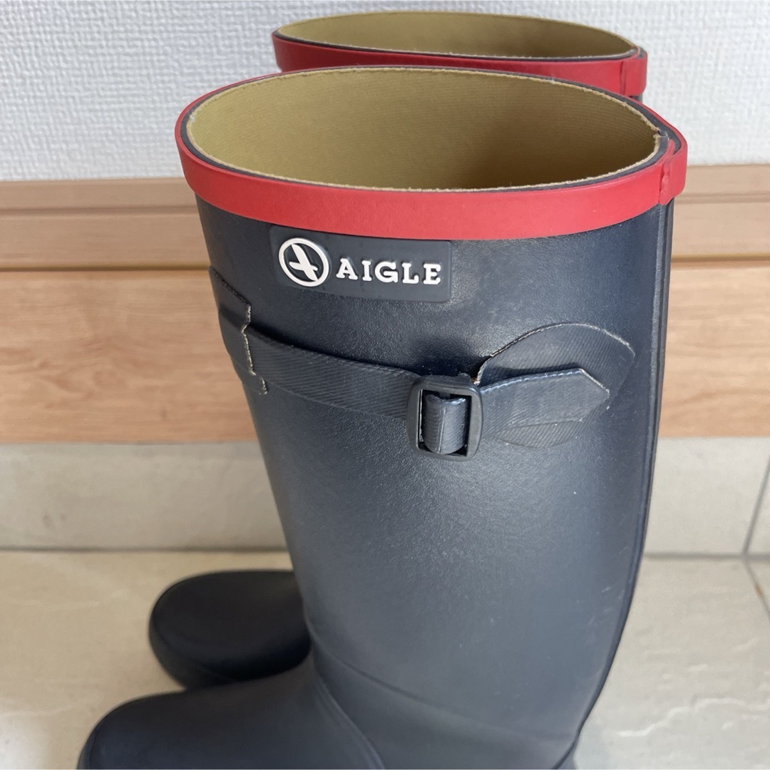 AIGLE(エーグル)のAIGLE エーグル レインブーツ 長靴 37 レディースの靴/シューズ(レインブーツ/長靴)の商品写真