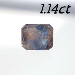 【希少石】天然石 ブルーティントアキシナイト ルース 1.14ct(その他)