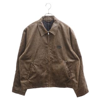 ステューシー(STUSSY)のSTUSSY ステューシー 24SS CLUB JACKET COATED COTTON Dark Brown クラシックフィット クラブジャケット ダークブラウン(フライトジャケット)