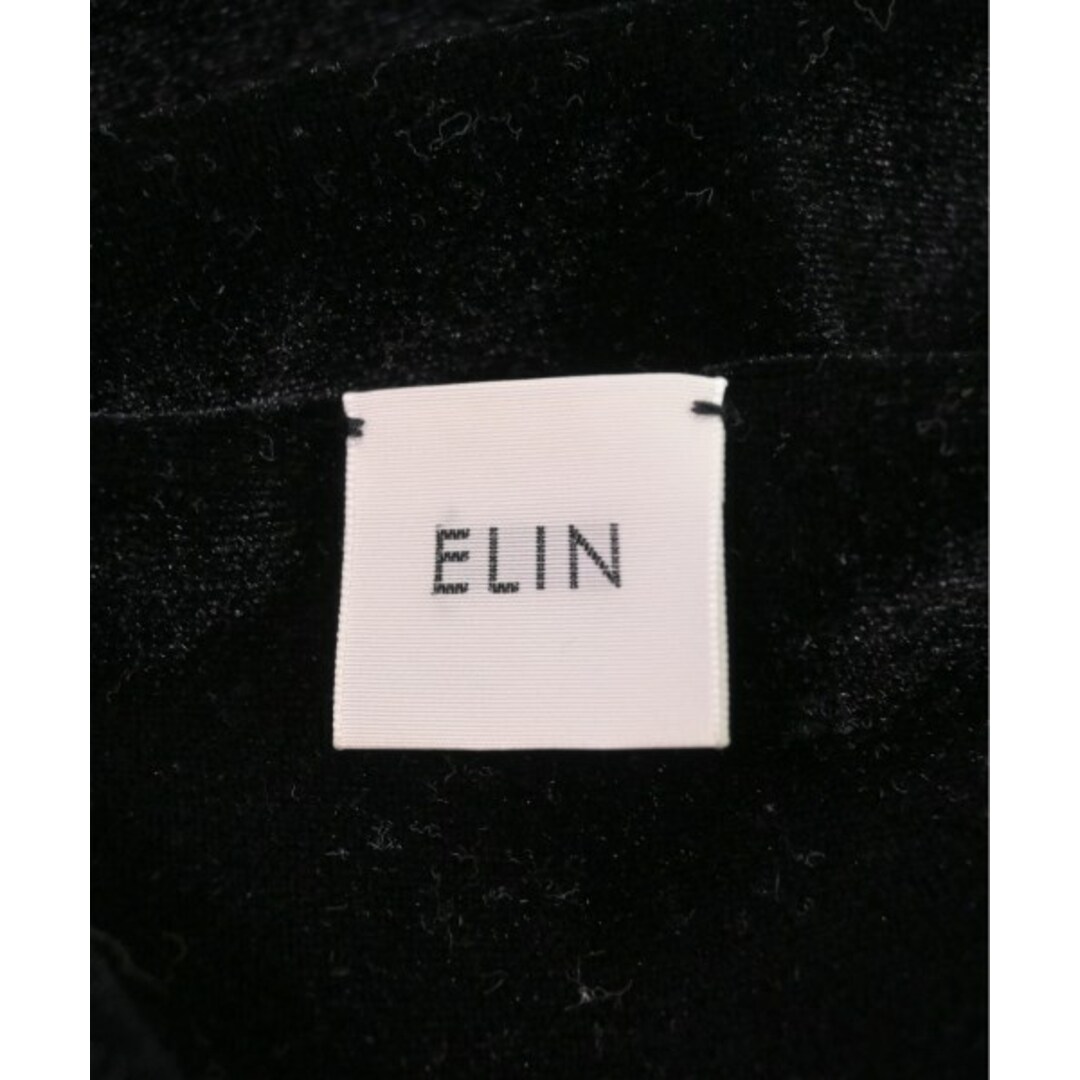 ELIN(エリン)のELIN エリン Tシャツ・カットソー 38(M位) 黒 【古着】【中古】 レディースのトップス(カットソー(半袖/袖なし))の商品写真