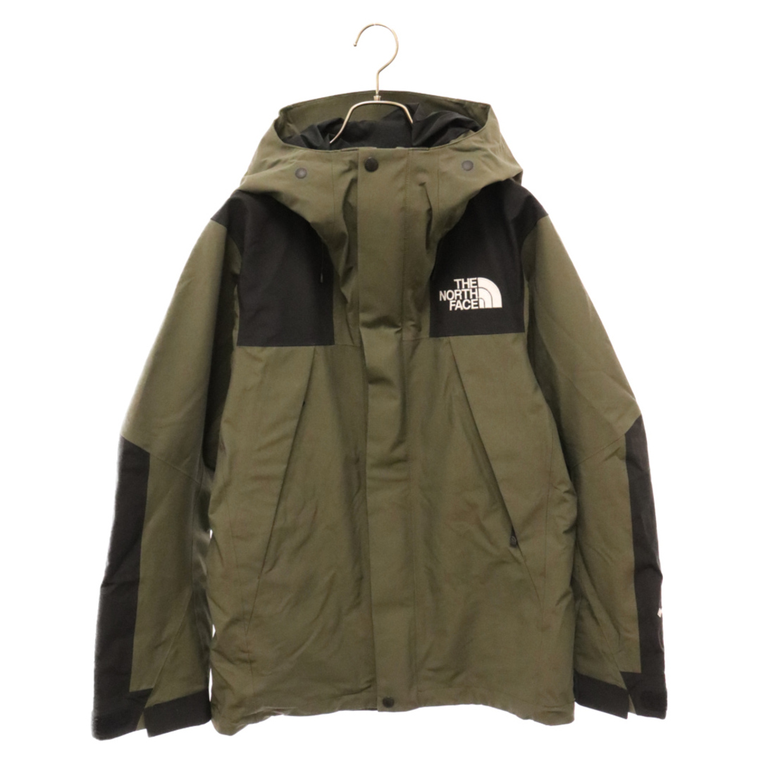 THE NORTH FACE(ザノースフェイス)のTHE NORTH FACE ザノースフェイス MOUNTAIN JACKET マウンテンジャケット ロゴ刺繍ナイロンジャケット カーキ NP61800 メンズのジャケット/アウター(マウンテンパーカー)の商品写真